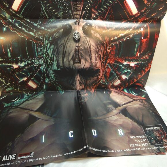 Mastic Scum - Icon - Limited Edition Red - Vinyl Record LP - Picture 8 of 8